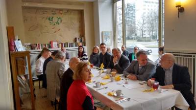 vorne rechts Kurt Wansner MdA und stellv. CDA-Vorsitzender in Friedrichshain Kreuzberg