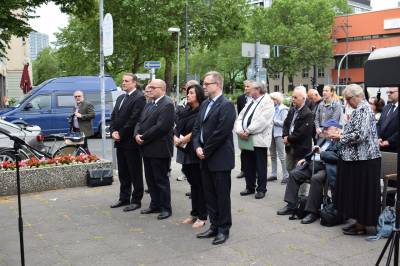 Am 17. Juni 2017 am Mahnmal fr die Opfer des 17. Juni 1953 am Steinplatz