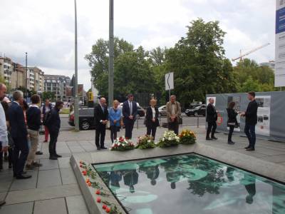 Am 16. Juni 2017 am Mahnmal fr die Opfer des 17. Juni 1953 Leipziger/Wilhelmstr.