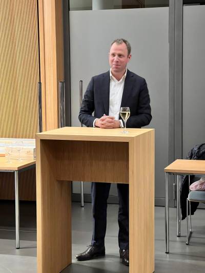 CDU-Generalsekretr Mario Czaja beim Neujahrsempfang der CDU, CDA und JU Pankow.