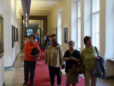 In der Gemldegalerie der Ehrenbrger(innen) im Preuischen Landtag